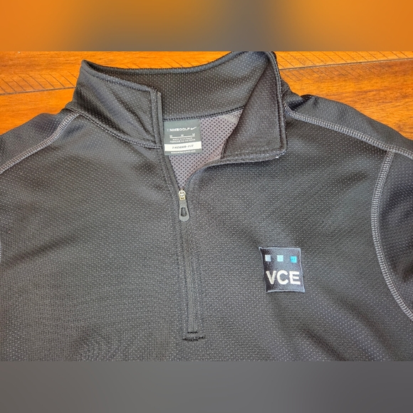Nike Black Therma-Fit Golf Pullover - Picture 1 of 6